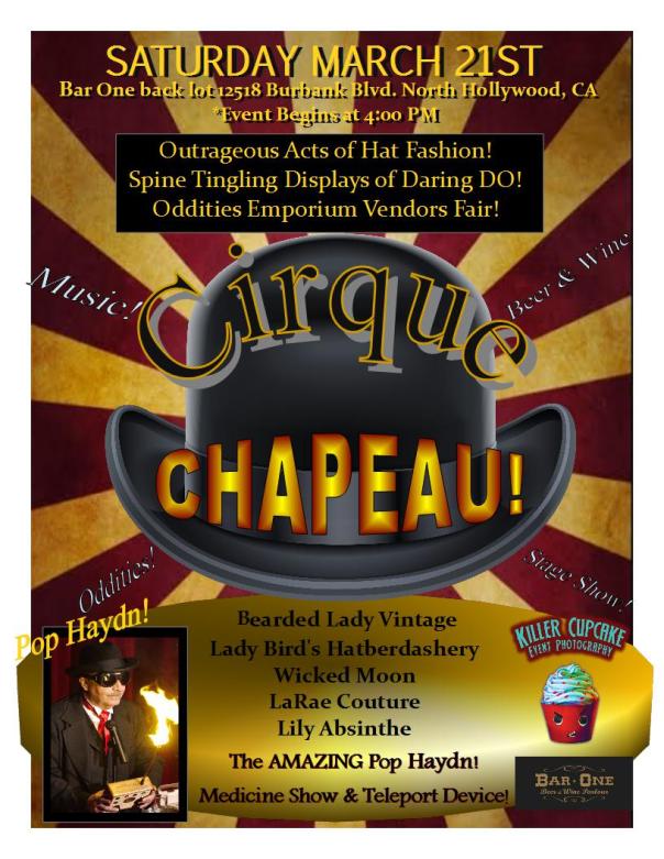 Cirque Chapeau Flier 2015