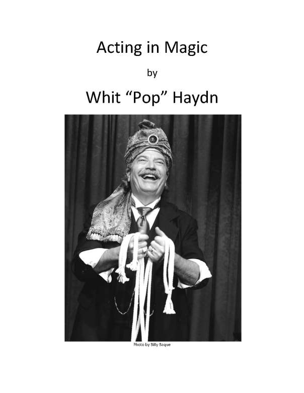 Acting in Magic Cover