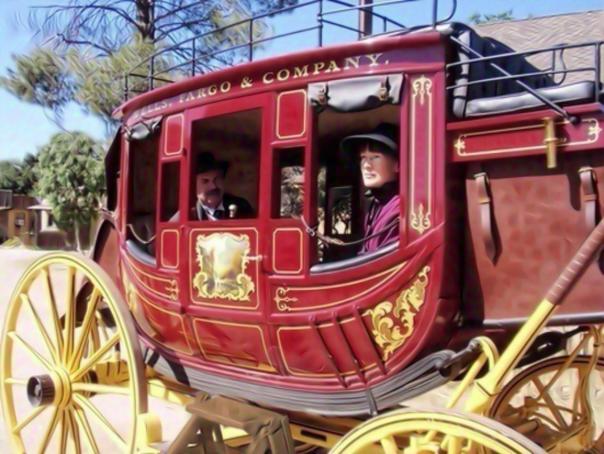 Pop Magill stagecoach